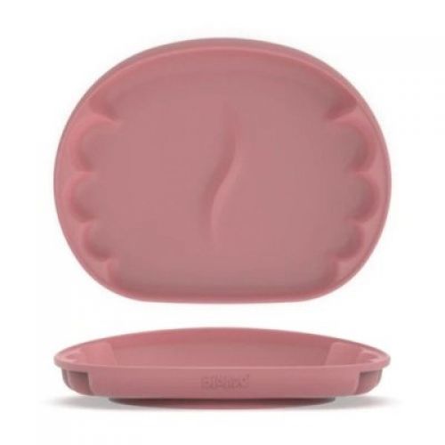 BIBADO Learning Curve™ Silikonový talíř s přísavkou Blush