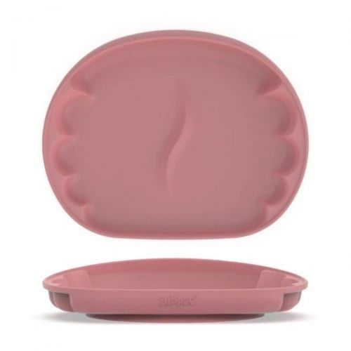 BIBADO Learning Curve™ Silikonový talíř s přísavkou Blush