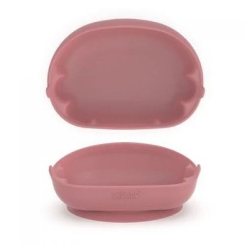 BIBADO Learning Curve™ Silikonová miska s přísavkou Blush