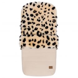 Fillikid Fusak zimní z merino jehněčí kožešiny Bernina snow Leopard Nature