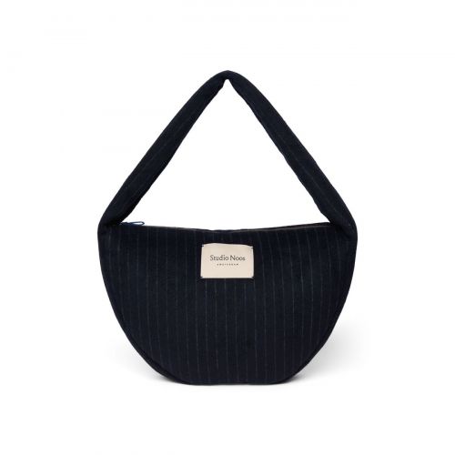 Studio Noos Flannel Chalkstripe Cross Body Bag Kabelka Dark Blue