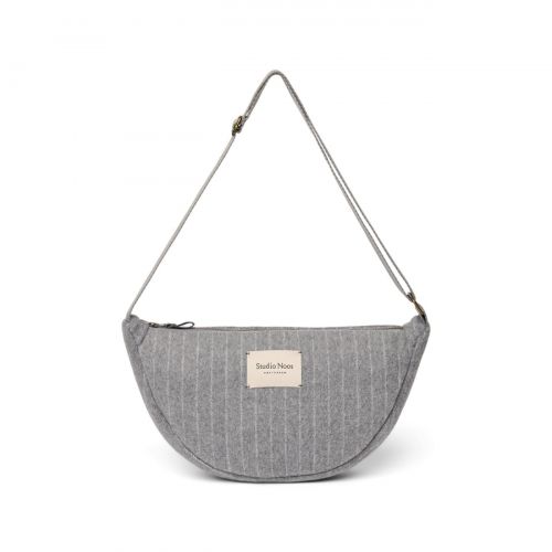 Studio Noos Flannel Chalkstripe Adult Fanny Kabelka Light Grey