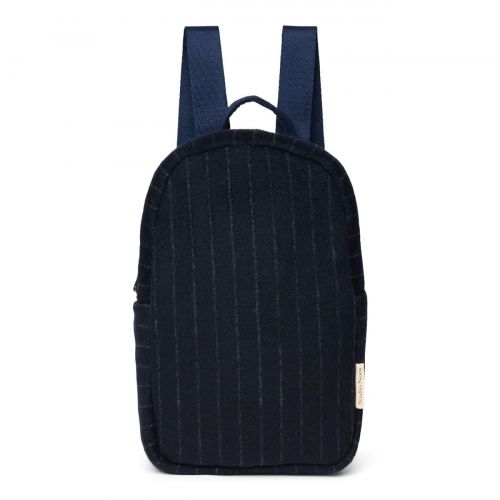 Studio Noos Flannel Chalkstripe Mini Backpack Batůžek Dark Blue