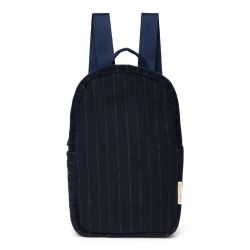Studio Noos Flannel Chalkstripe Mini Backpack Batůžek Dark Blue