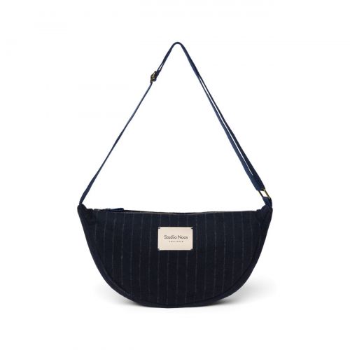 Studio Noos Flannel Chalkstripe Adult Fanny Kabelka Dark Blue