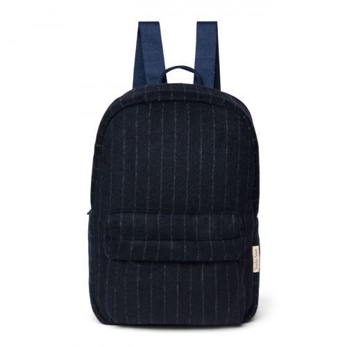 Studio Noos Flannel Chalkstripe Midi Backpack Batůžek Dark Blue