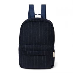 Studio Noos Flannel Chalkstripe Midi Backpack Batůžek Dark Blue