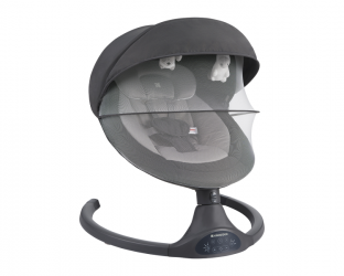 Houpací lehátko elektrické Codie Dark Grey