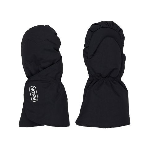 Voksi Baby Mittens black / light grey 1-2y
