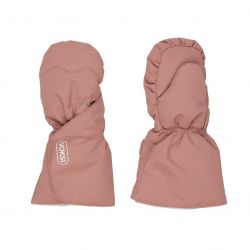 Voksi Baby Mittens blush pink / light grey 1-2y