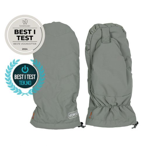 Voksi Rukavice Stroller Mittens 2026 meadow green light grey