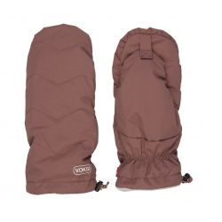 Voksi Rukavice Stroller Mitten maroon light grey