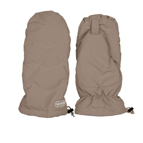 Voksi Rukavice Stroller Mitten walnut light grey