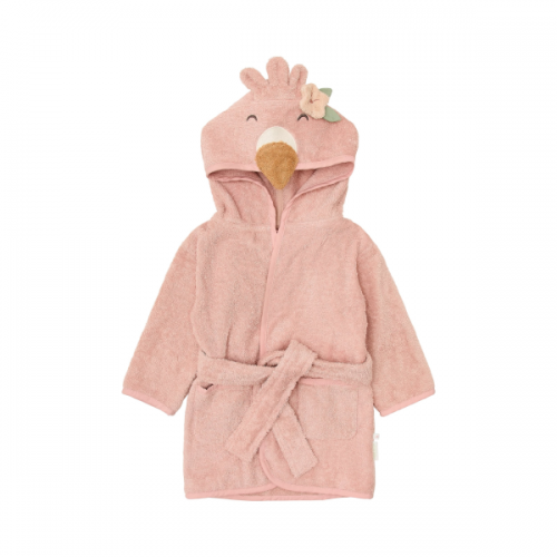 Little Dutch Župan froté plameňák Safari Friends vel. 86/92