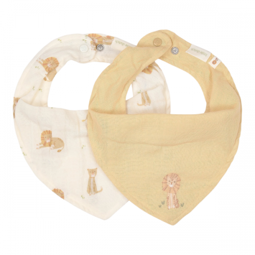 Little Dutch Bryndáček bandana 2 ks lev Safari Friends