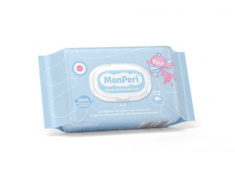 MonPeri Vlhčené ubrousky 72ks