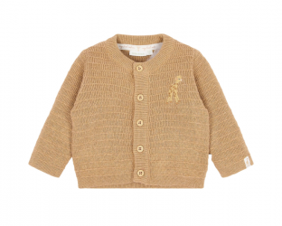 Little Dutch Kardigan pletený Safari Friends Soft Tan vel. 62