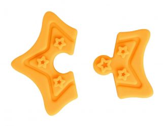 MOMS CARE Senzorické puzzle 2 ks Star