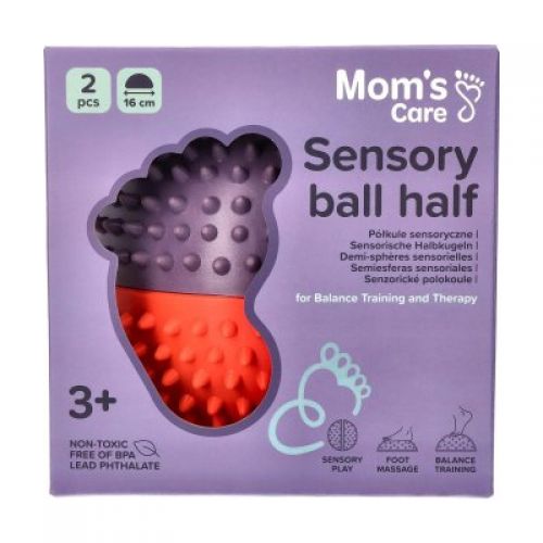 MOMS CARE Senzorické polokoule 2 ks Pink & Purple