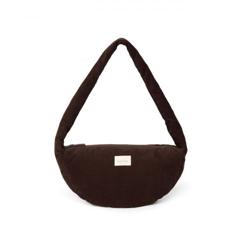 Studio Noos Rib Puffy Mini Cross Body Bag Kabelka Dark Brown