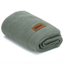 Fillikid Pletená dětská deka knit green