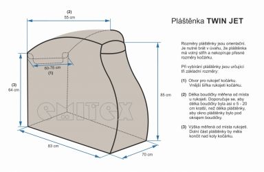 Emitex Pláštěnka Twin Jet