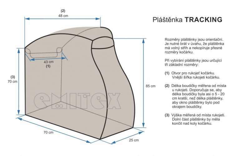 Emitex Pláštěnka Tracking