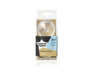 Tommee Tippee Náhradní savička C2N střední průtok 3+ 2ks