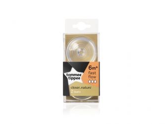 Tommee Tippee Náhradní savička C2N rychlý průtok 6+, 2ks