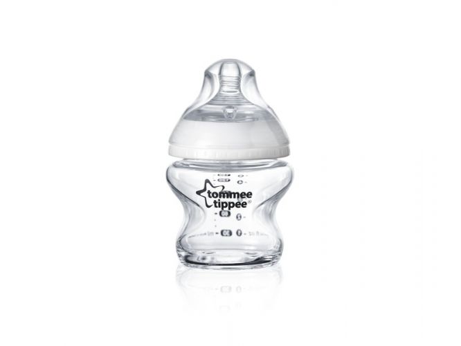 Tommee Tippee Kojenecká láhev C2N 150ml skleněná, 0m+