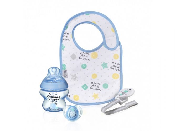 Tommee Tippee Dárková sada s lahvičkou 150ml modrá