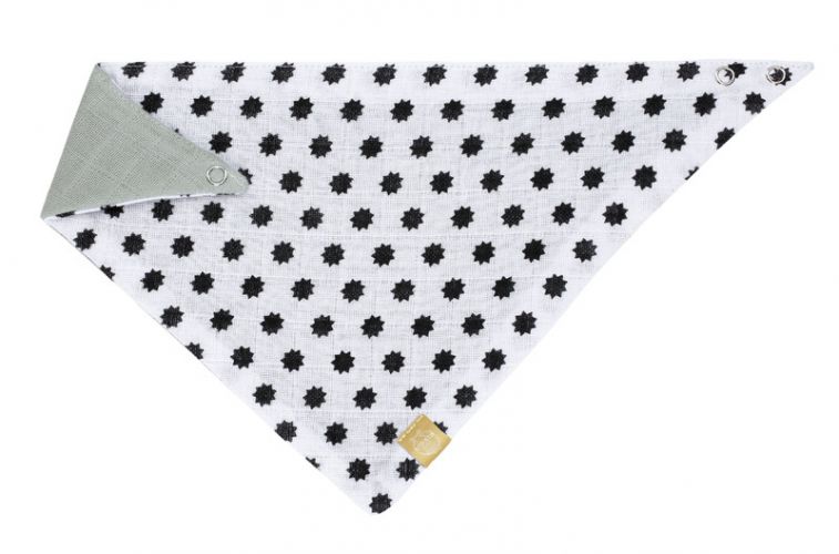 Lässig Slintáček Bandana Muslin Little Chums Stars white