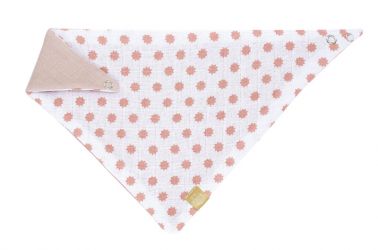 Lässig Slintáček Bandana Muslin Little Chums Stars light pink