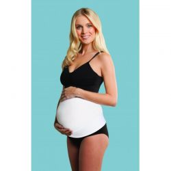 Carriwell Těhotenský podpůrný pás přes bříško nastavitelný Bílý L/XL