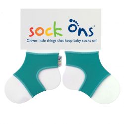 Sock Ons Návleky na ponožky 6-12 měsíců Turquoise