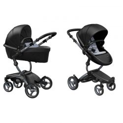 Kočárek Mima Xari 3G podvozek + korba + sportovní sedačka Graphite Grey rám Black