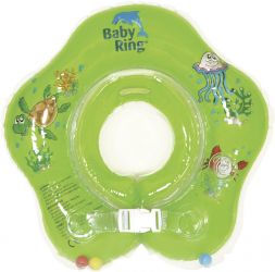 Baby Ring Plovací kruh 0-24 měs. zelená