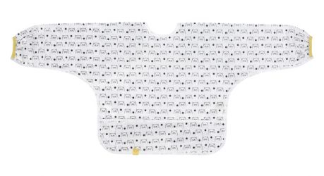 Lassig Bryndák s rukávem Long sleeve Bib Little Chums cat