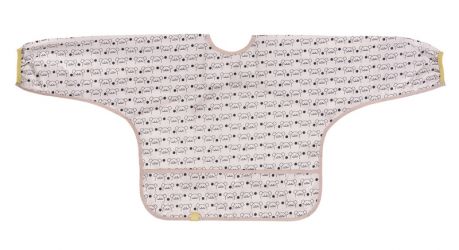 Lassig Bryndák s rukávem Long sleeve Bib Little Chums mouse