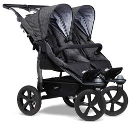 Kočárek TFK Duo - air chamber wheel prem. anthracite