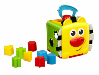 B-KIDS Vkládací kostka Džungle