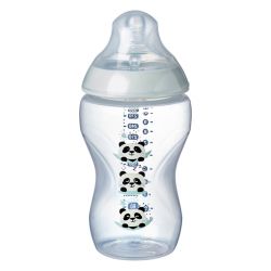 Tommee Tippee Kojenecká láhev C2N potisk Girl 340ml 3m+