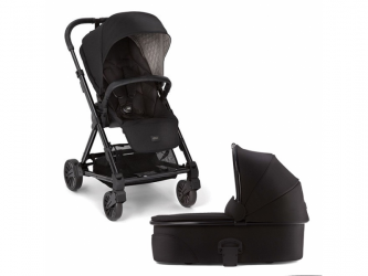 Kočárek Mamas & Papas Urbo 2v1 Black (kočárek+korbička zdarma)