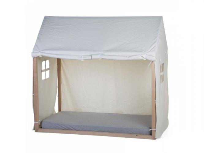 Childhome Textilní potah Tipi White na rám postele Domek 70x140cm