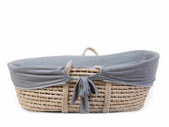 Childhome Potah do košíku na miminko Jersey Grey