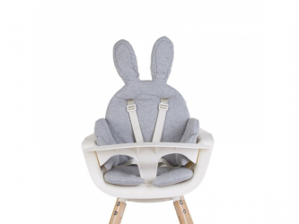 Childhome Sedací podložka do dětské židličky Rabbit Jersey Grey