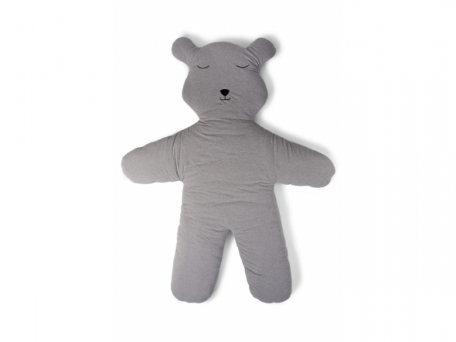 Childhome Hrací deka medvěd Teddy Jersey Grey 150cm