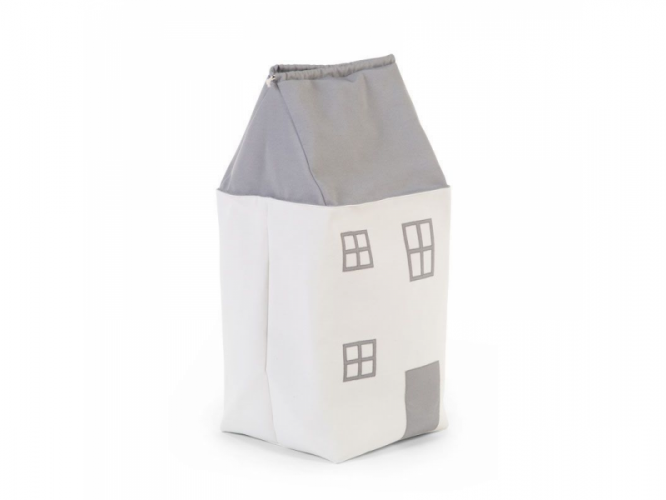 Childhome Box na hračky Dům Grey Off White