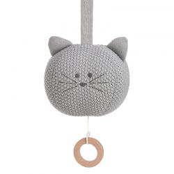 Lassig Přítulka Knitted Musical Little Chums cat