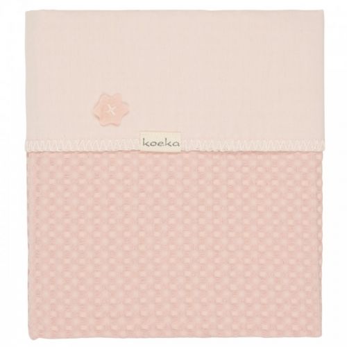 Koeka Deka Antwerp 75x100, waffle/flanel, shadow pink/light shadow pink